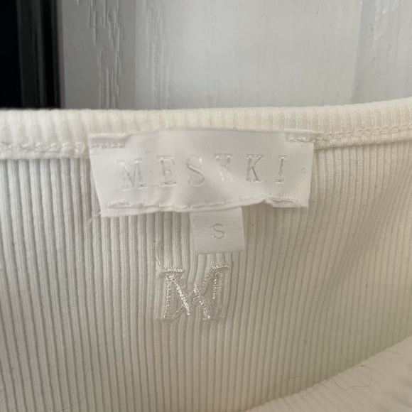 White Meshki Bodysuit - Size Small - Picture 4 of 4